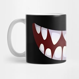 Big and scary monster's mouth Mug